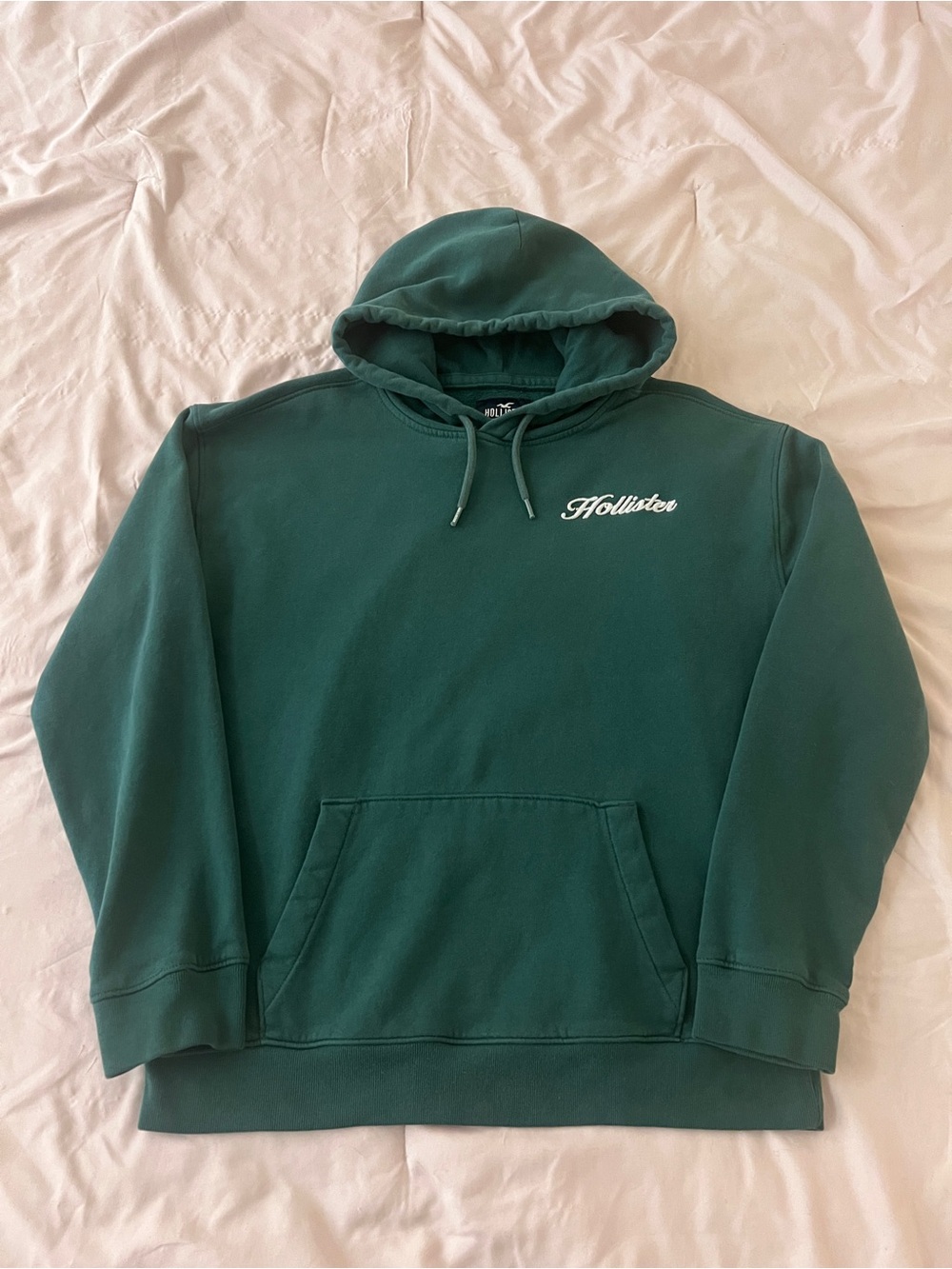 Vintage 2000s Hollister Essential Green Hoodie Men’s L (Navy Tag)